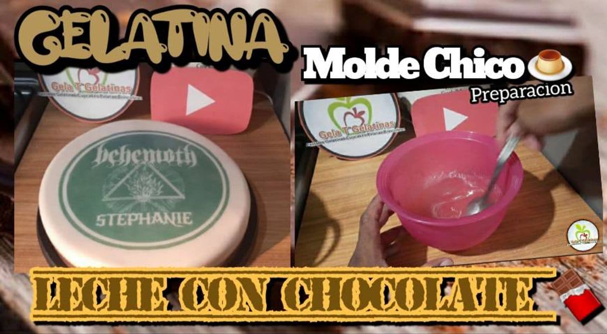 Fashion Gelatina de Leche con Chocolate Molde Chico - YouTube