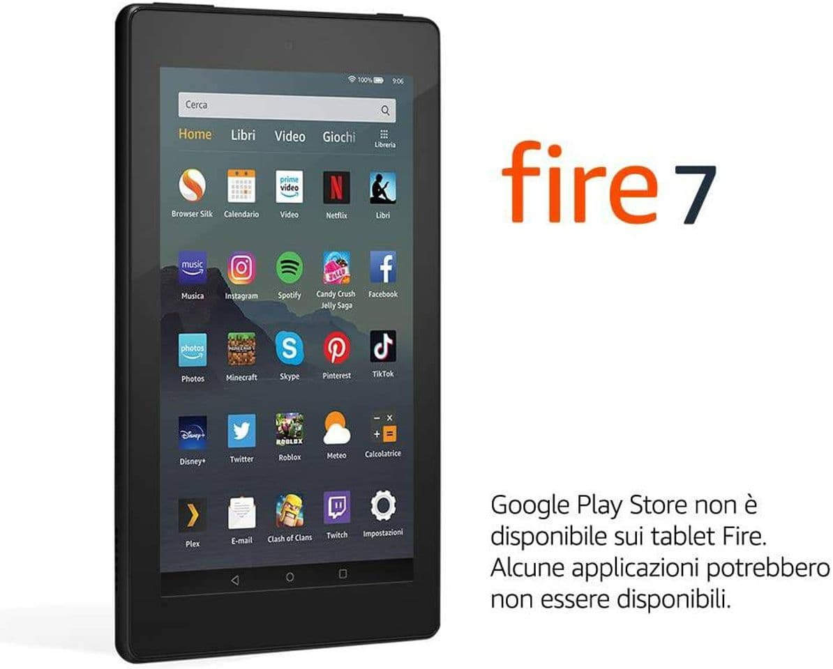 Producto Tablet Fire 7, schermo da 7", 16 GB,