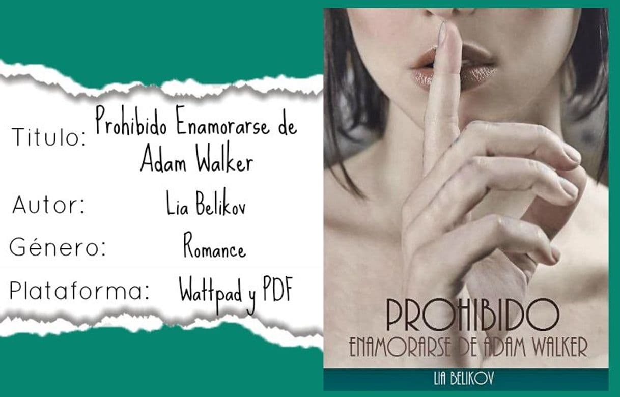 Book Prohibido enamorarse de Adam Walker