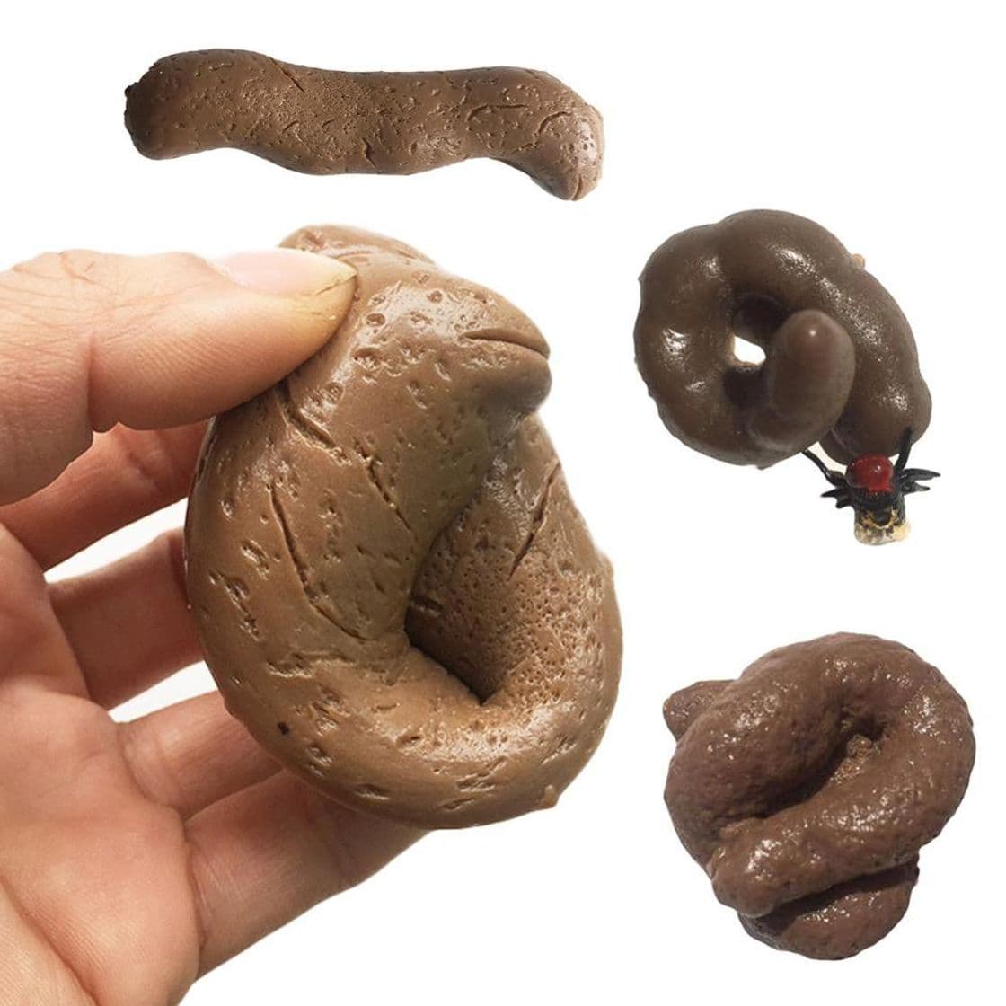 Product 8 Piezas Falso Caca Realista Heces Falso Novedad Flotante Juguetes Falsos Poop