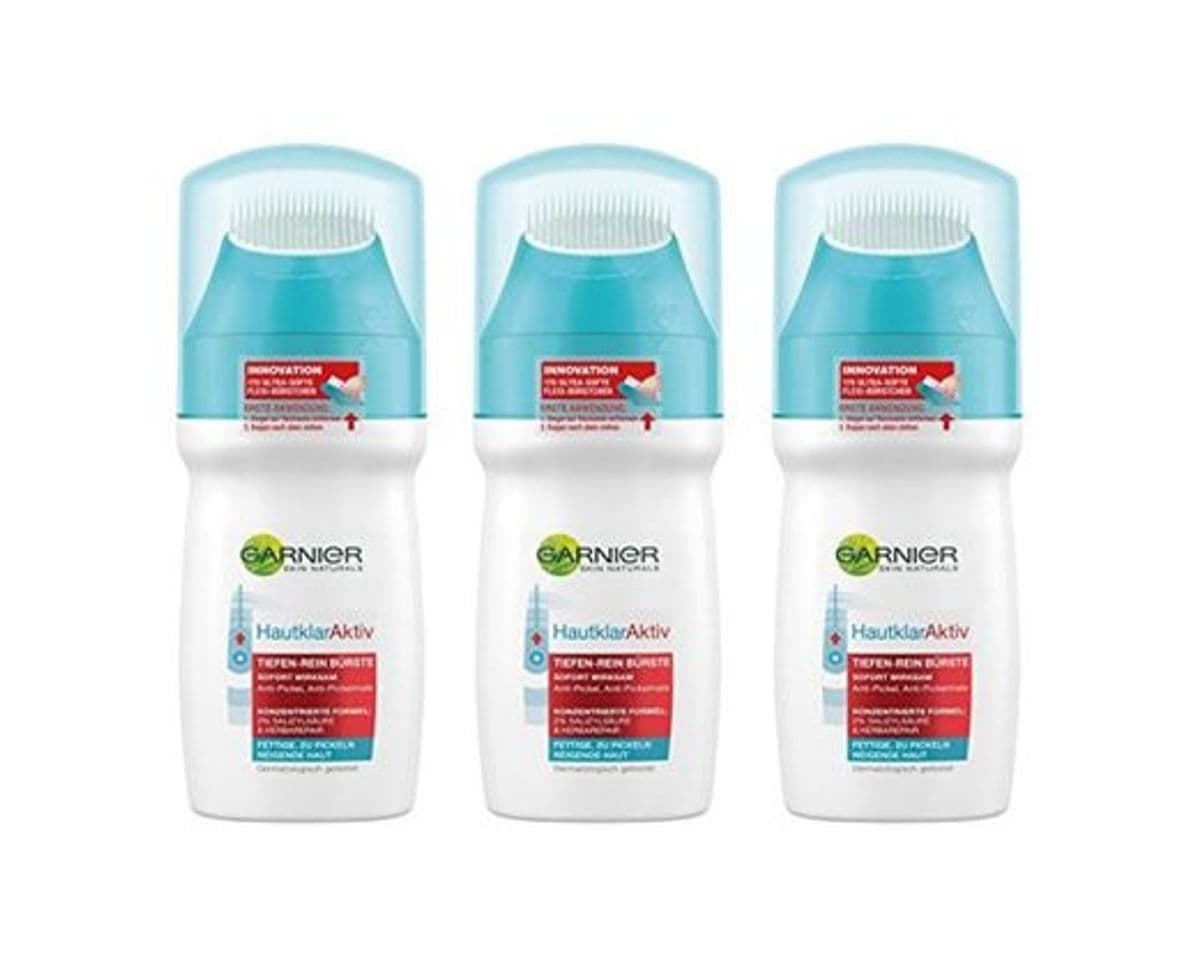 Beauty Garnier - Hautklar, cepillo de limpieza profunda, 3 pack