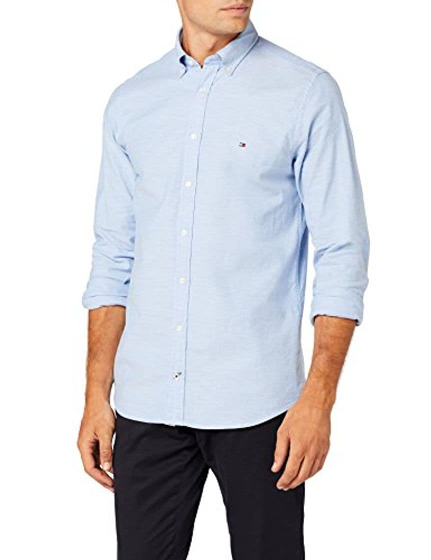 Place Tommy Hilfiger Core Stretch Slim Oxford Camisa, Azul