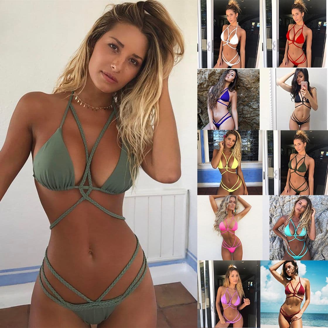 Product Mujer Bikini 2019 Traje de Baño Mujer Dos Piezas Ropa de Playa