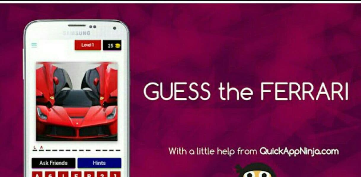 App Guess the ferrari