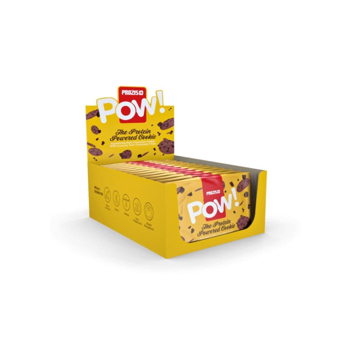 Producto 12 x POW! - Protein Cookie 60 g - Bars & Snacks