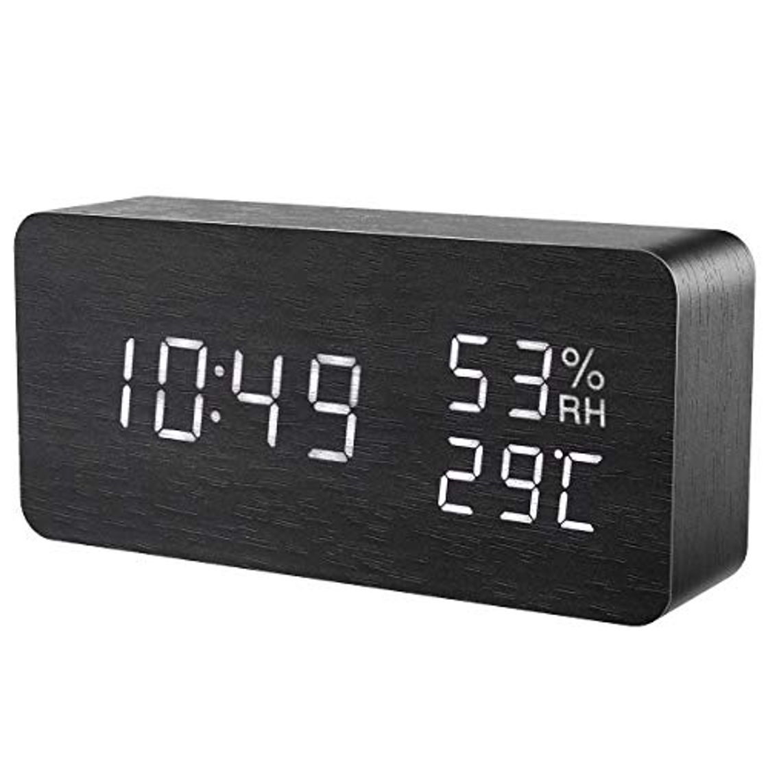 Producto ORIA Reloj Digital Despertador de Madera