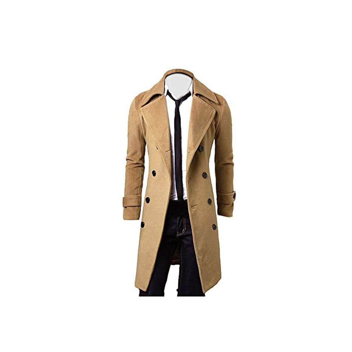 Fashion Hombre Invierno Abrigo,JiaMeng Chaqueta para Hombre,Ligero Chaqueta Abajo Cálido Trinchera de Invierno