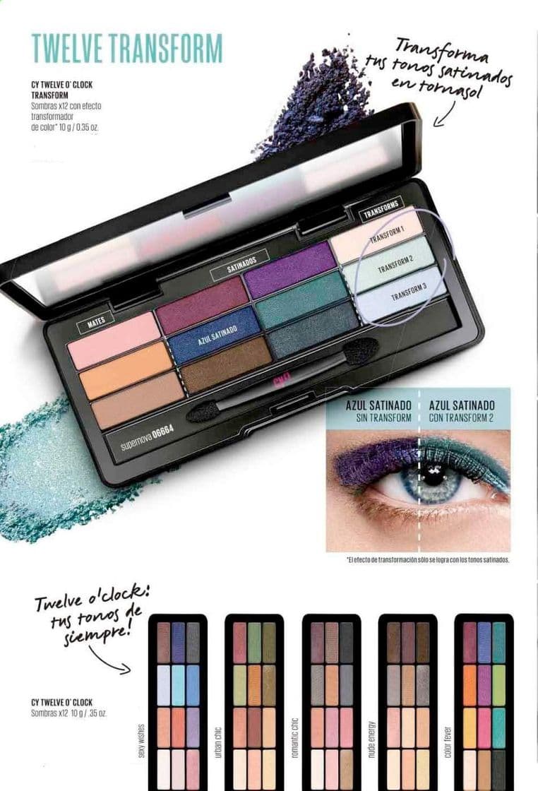 Producto Sombras twelve de cyzone 