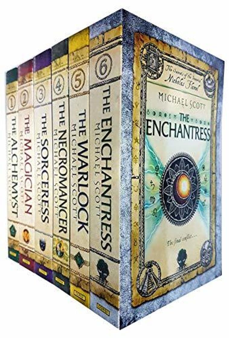 Book Michael Scott The Secrets of the Immortal Nicholas Flamel 6 Books Collection