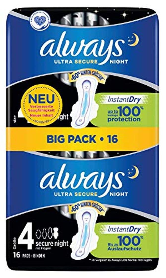 Product Always Ultra Secure Night - Compresa