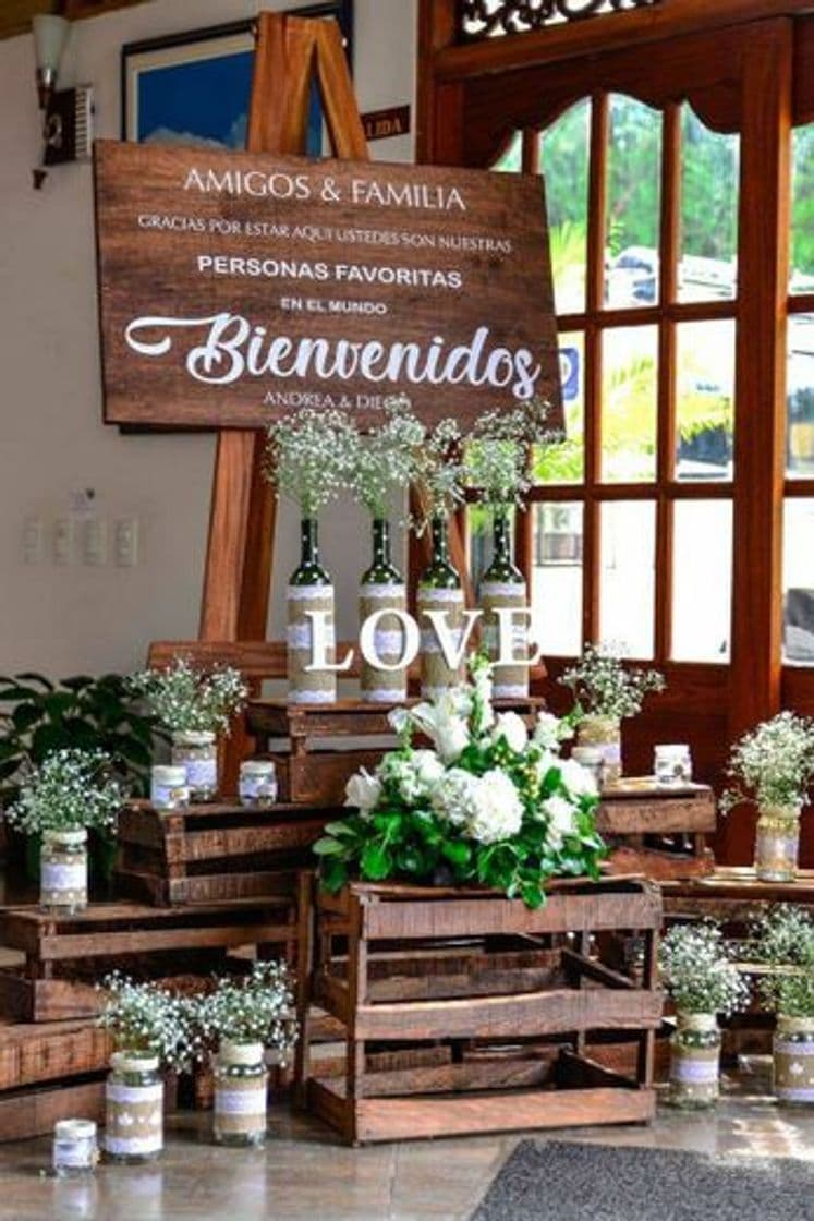 Moda Detalles para una boda de estilo rustico