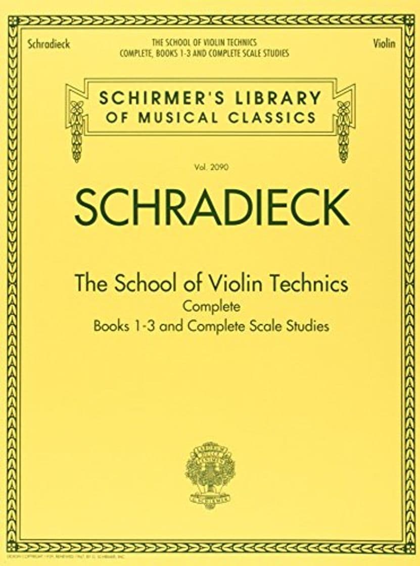 Book Henry Schradieck: The School of Violin Technics Complete