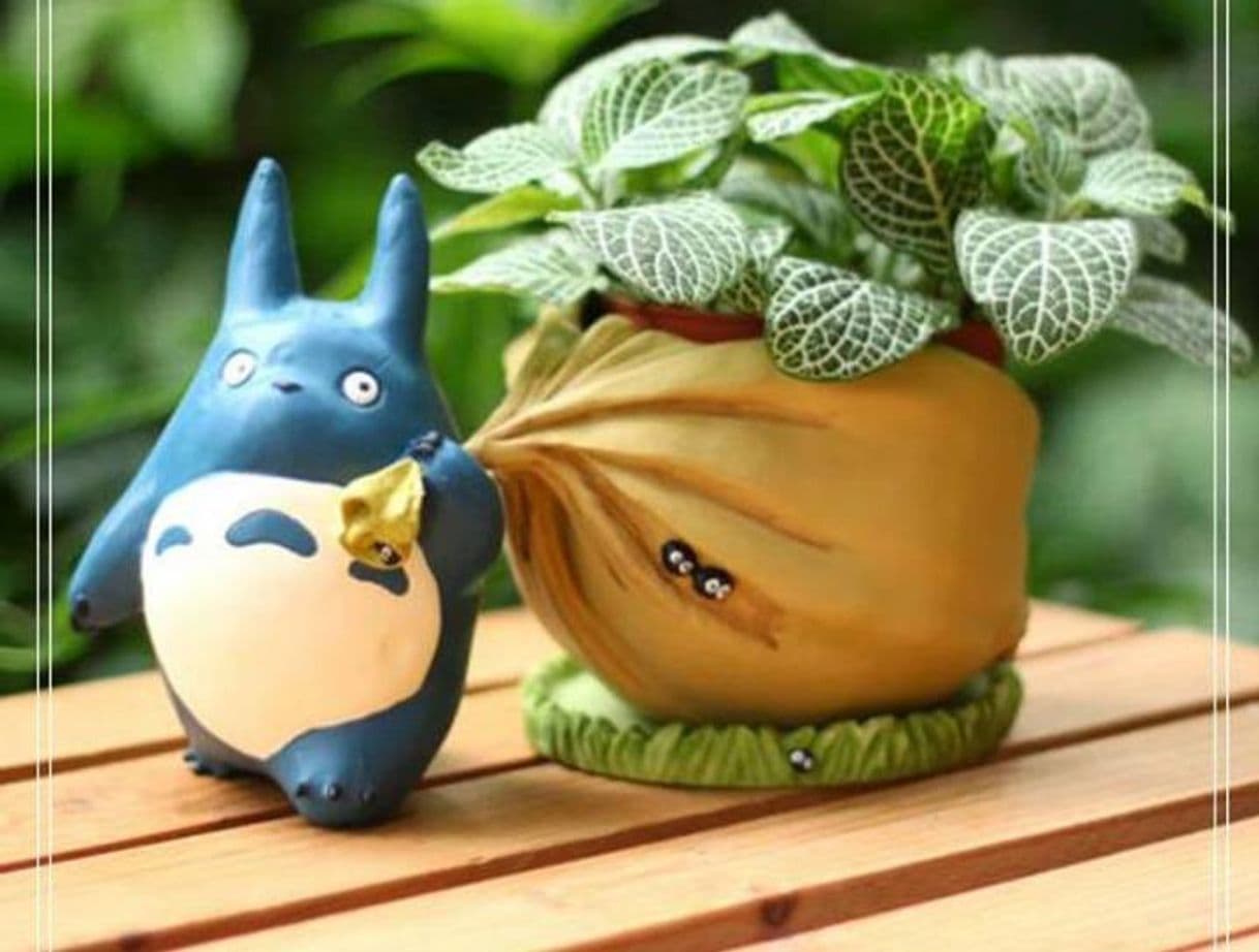 Producto Totoro bolsa maceta pluma envase suculentas plantas pantalla