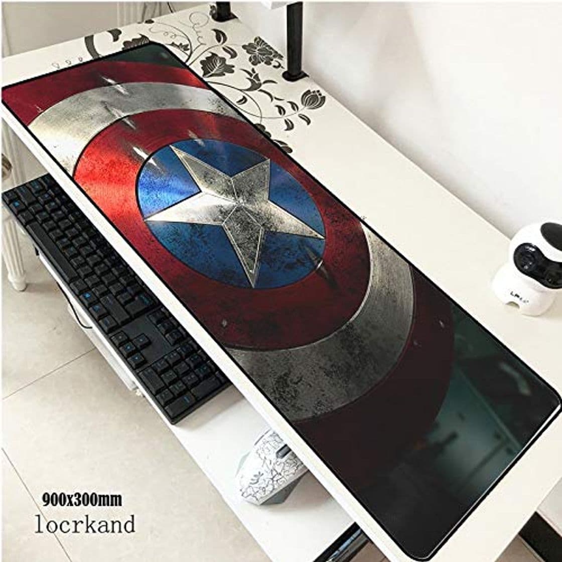 Product jasonding Alfombrilla De Ratón Padmouse 900X300Pad A Mouse Computadora Portátil Grande Mousepad Superman Gaming Mouse Pads Gamer Teclado Mouse Mat