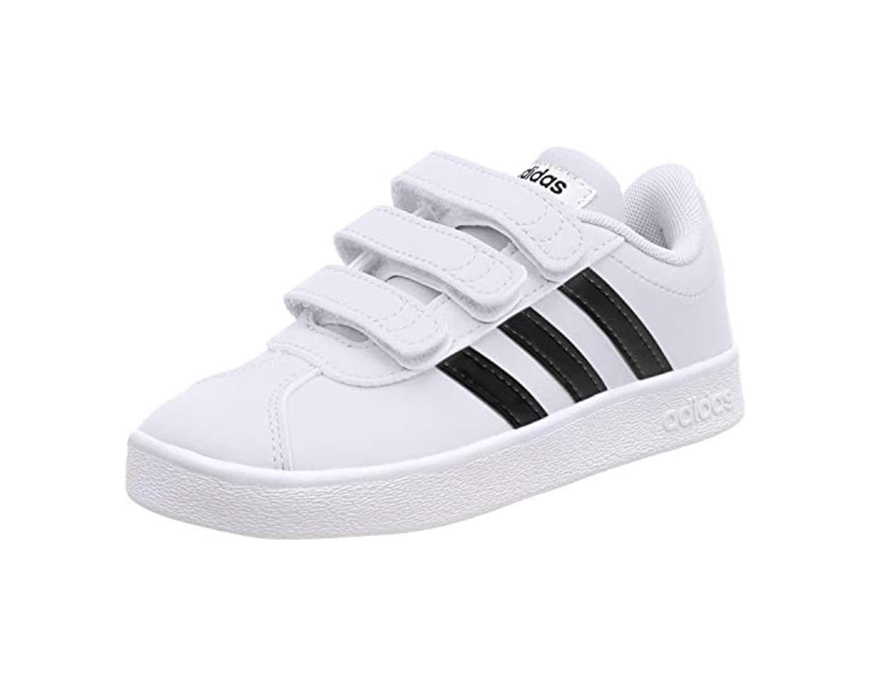 Product adidas VL Court 2.0 CMF C, Zapatillas de Tenis Unisex Niños, Blanco