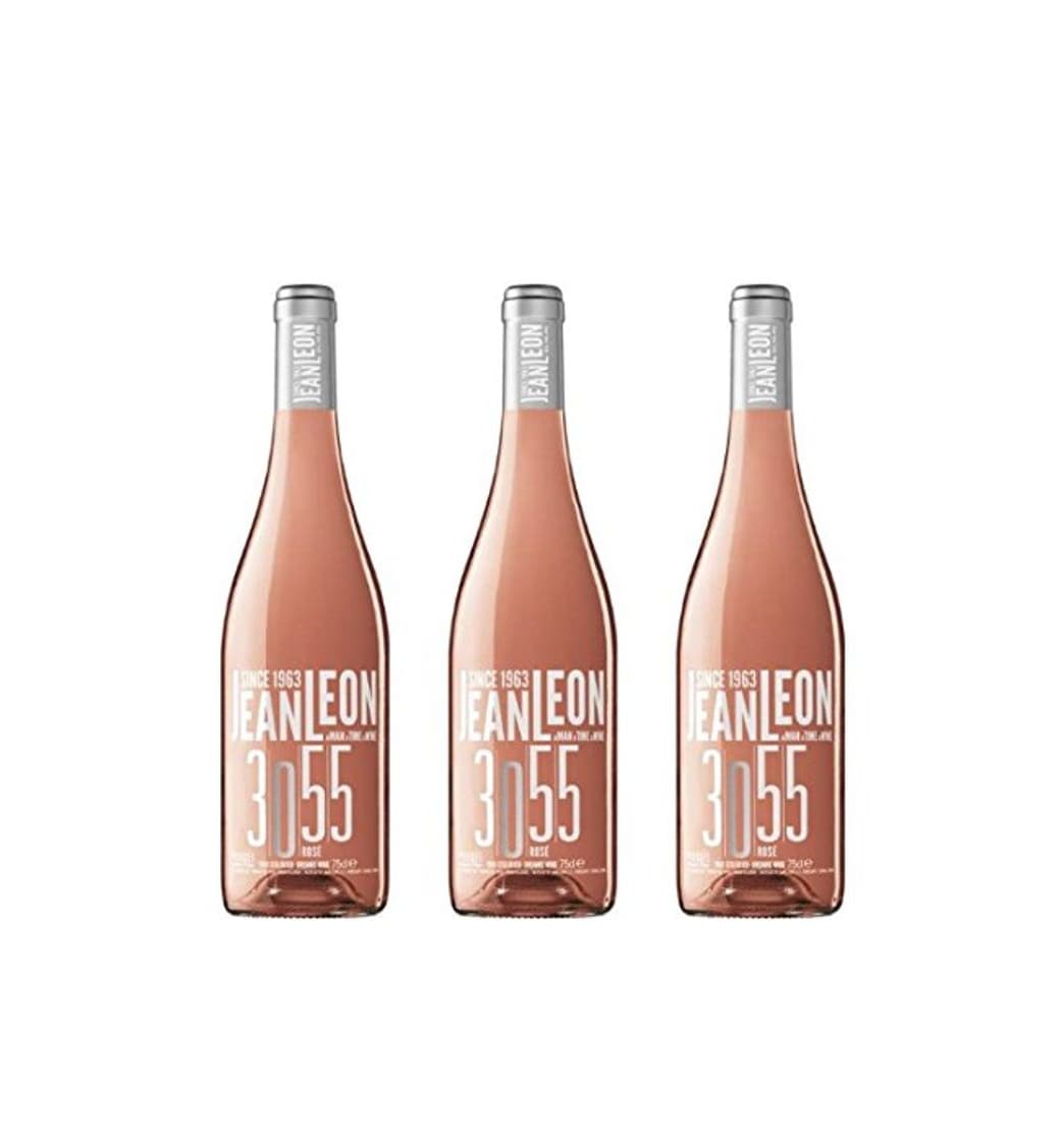 Producto Jean Leon 3055 Rosé, Vino Rosado Ecológico - 3 botellas de 75