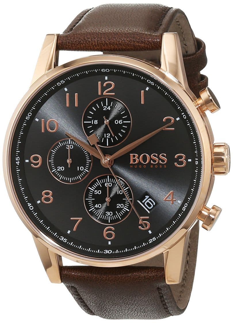 Producto Hugo BOSS Reloj Cronógrafo para Hombre de Cuarzo con Correa en Cuero