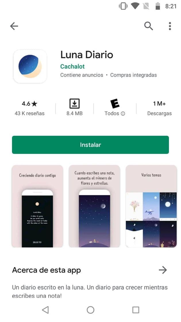 App Luna diario