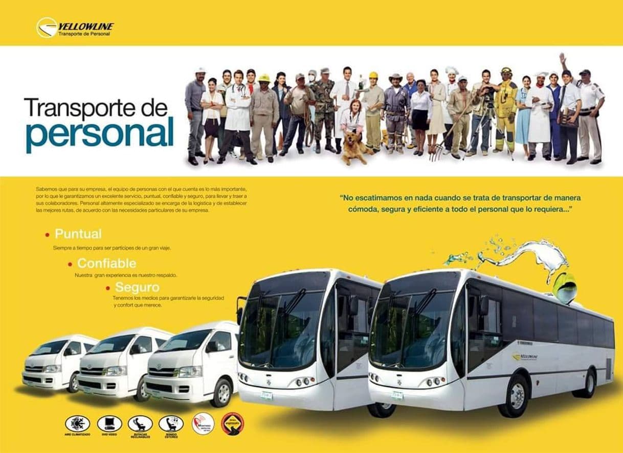 Fashion Yellowbus Transporte De Personal 