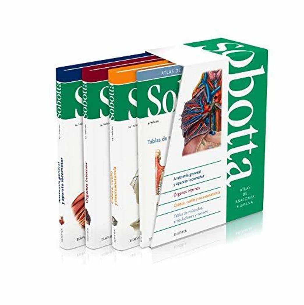 Libro Sobotta. Atlas de anatomía humana 3 vols.