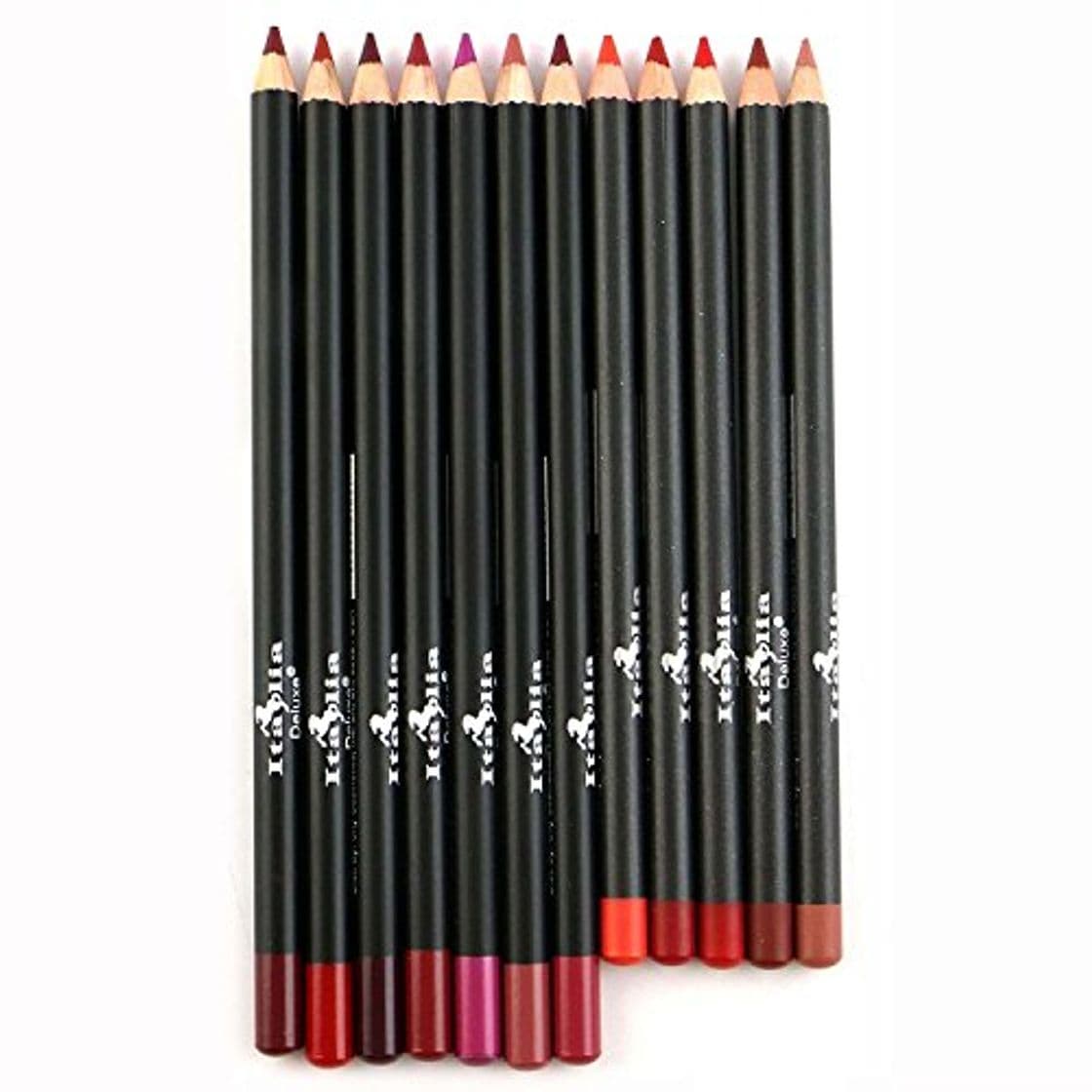 Product 12pc Italia Deluxe Ultra Fine Lip Liner set of 12 color by Italia Deluxe