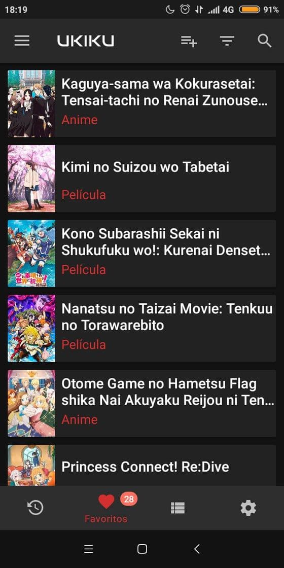 App Aplicación para ver y descargar  anime 