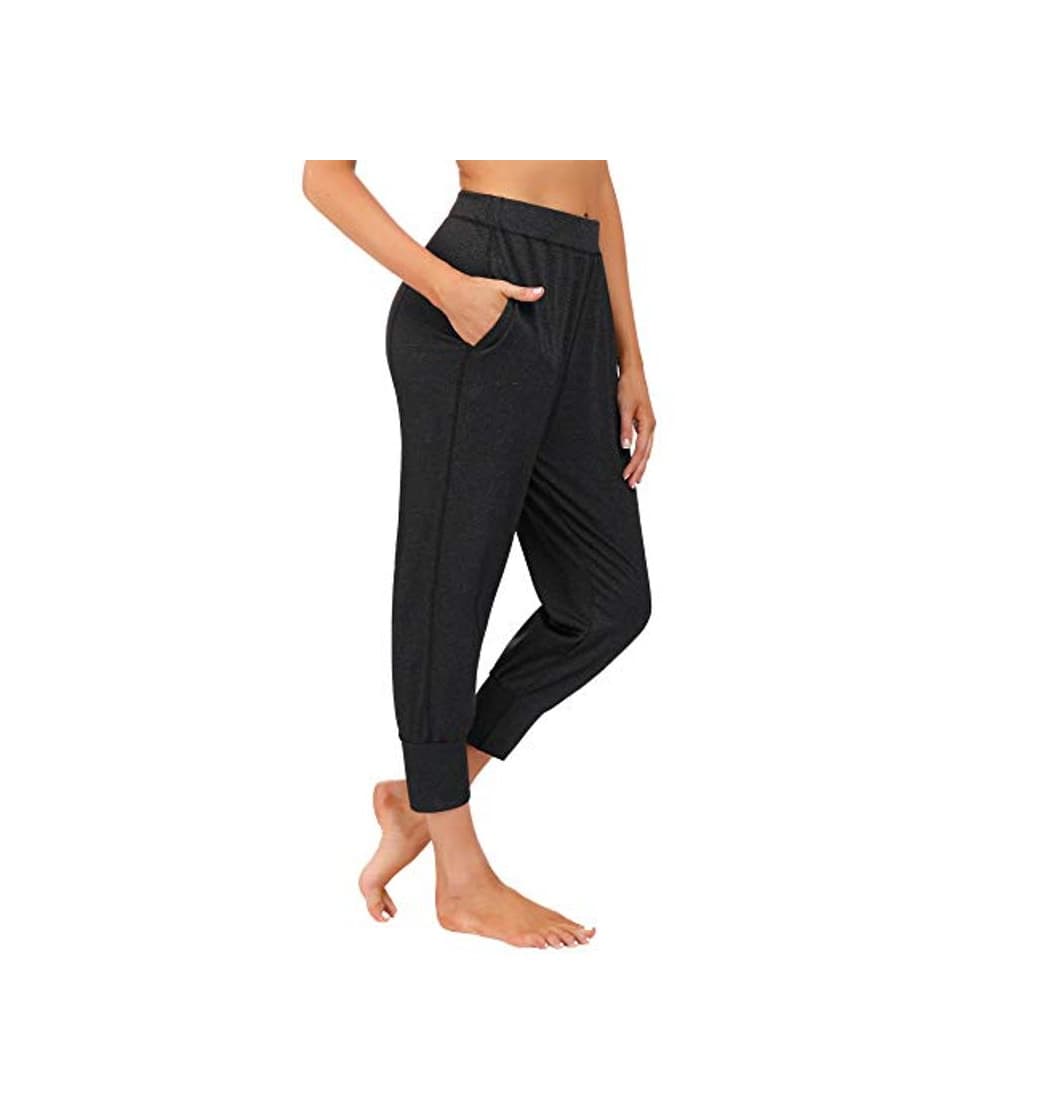 Moda iClosam Pantalones Chándal Mujer Largos Pantalon Deportivos de Secado Rápido para Yoga Fitness Jogger Casual