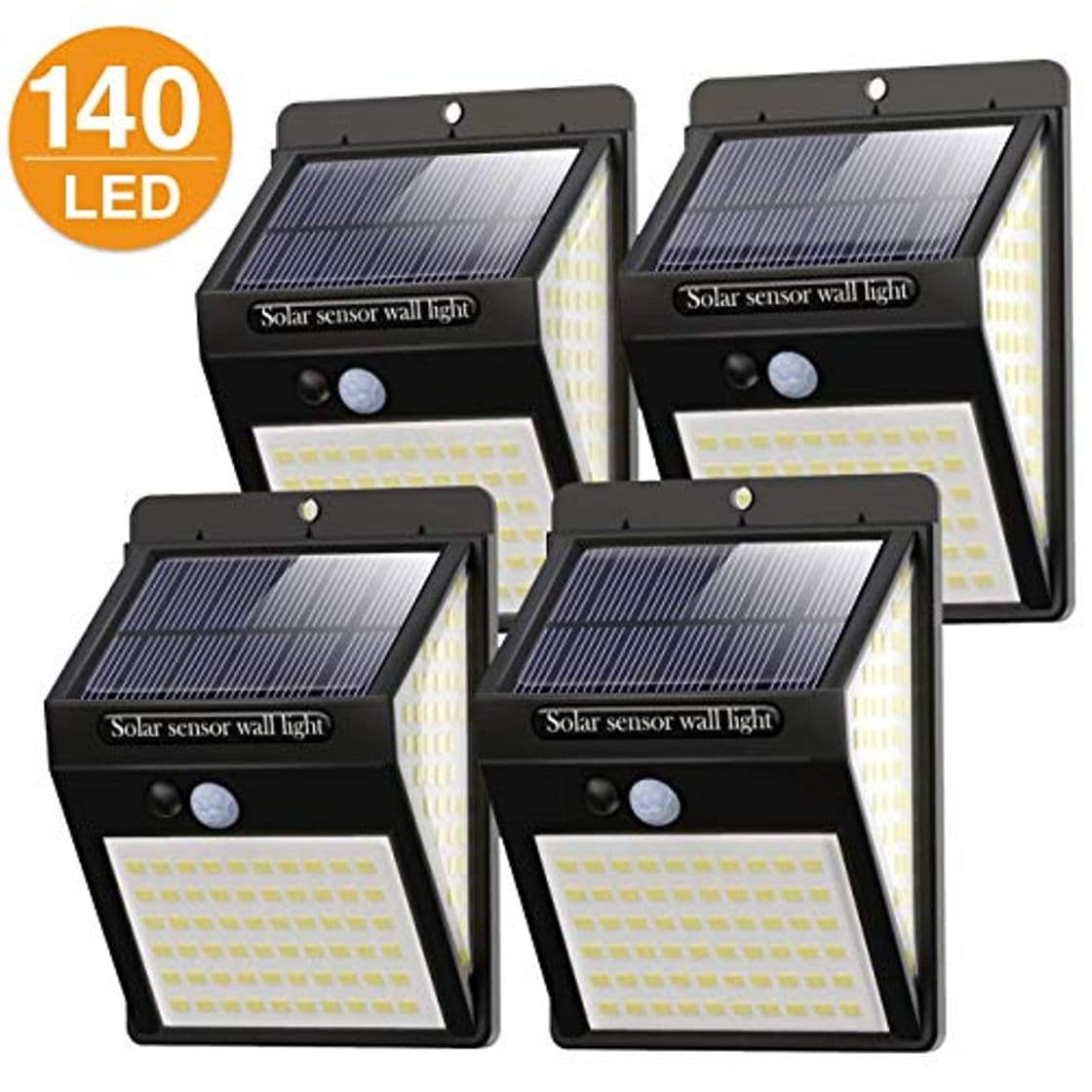 Product Litogo Luz Solar Exterior 140 LED【4 Pack