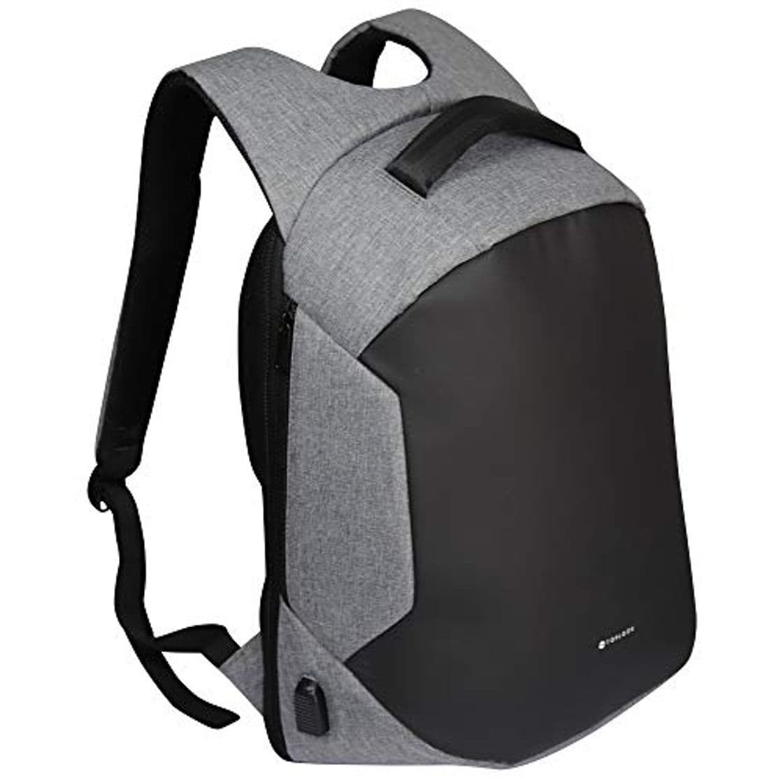 Product Toplock Mochila antirrobo Gris Impermeable Cierre Oculto. para Hombre y Mujer. Mochila