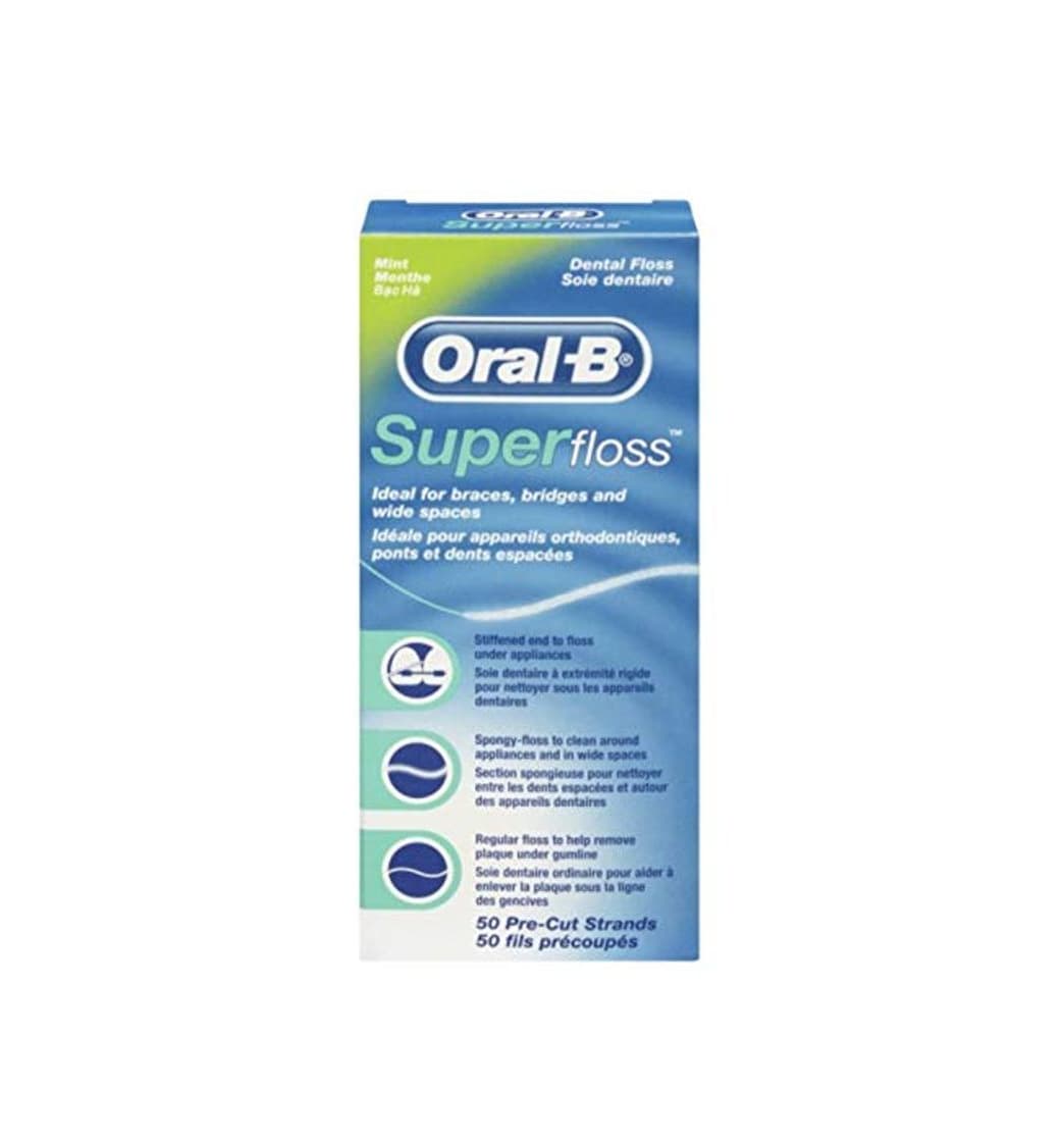 Producto Oral B 50 piezas pre-cortadas Superfloss