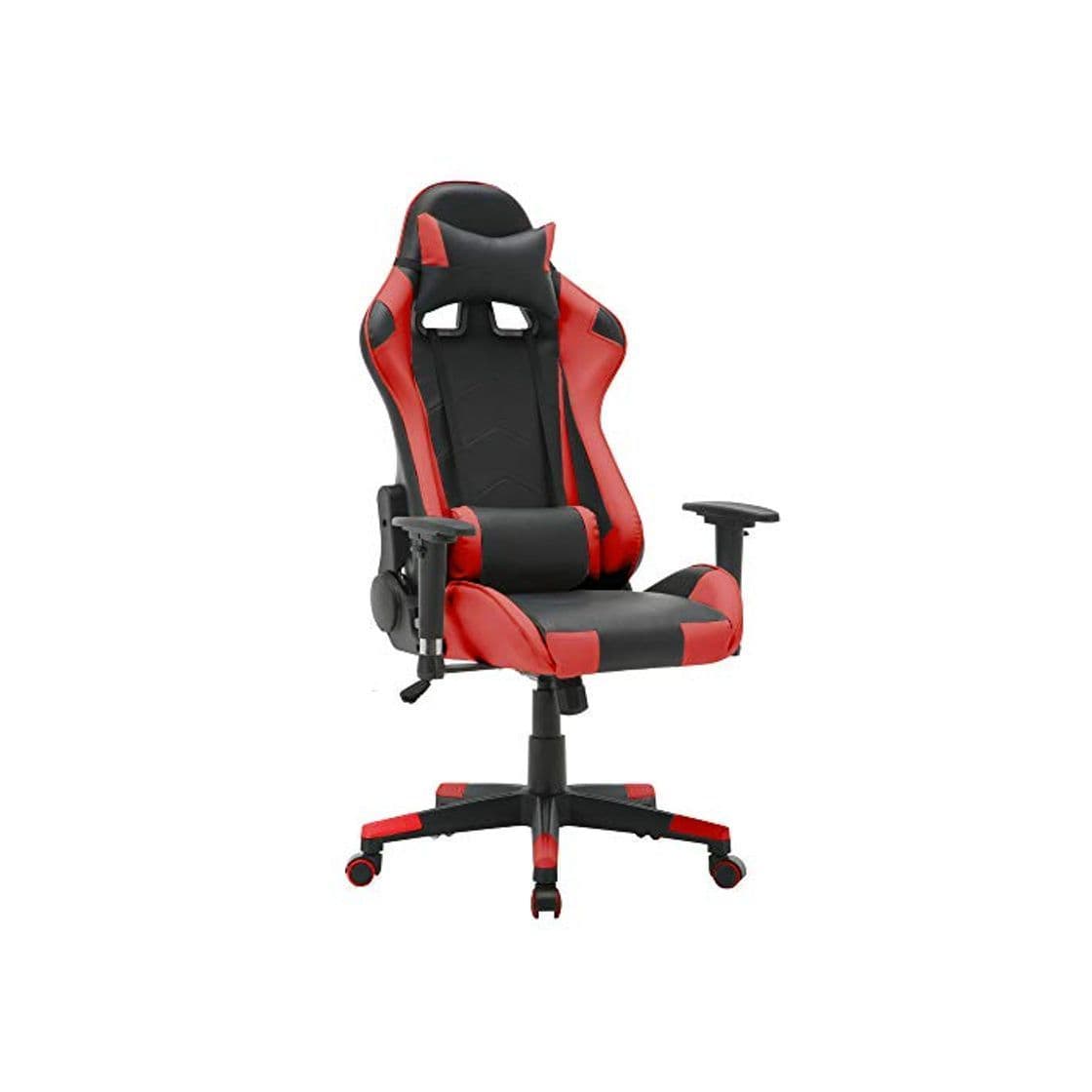 Home T-LoVendo TY-OC-RC1-RED Silla Gaming Oficina Racing Sillon Gamer Despacho Profesional Videojuegos PC