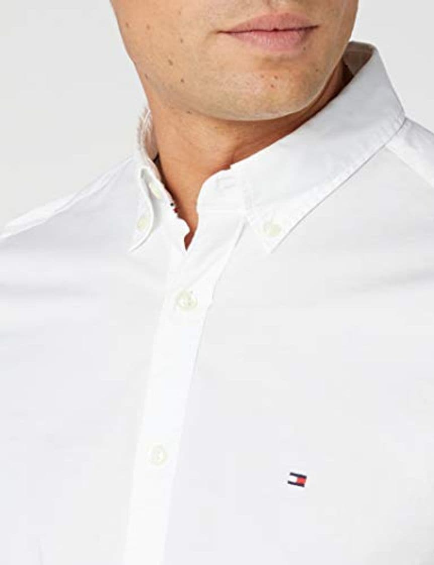 Product Tommy Hilfiger Core Stretch Slim Poplin Shirt Camisa, Blanco