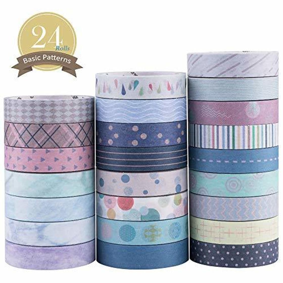 Elemento de la categoría hogar Yubbaex Washi Tape Set cinta adhesiva decorativa Washi Glitter Adhesivo de Cinta