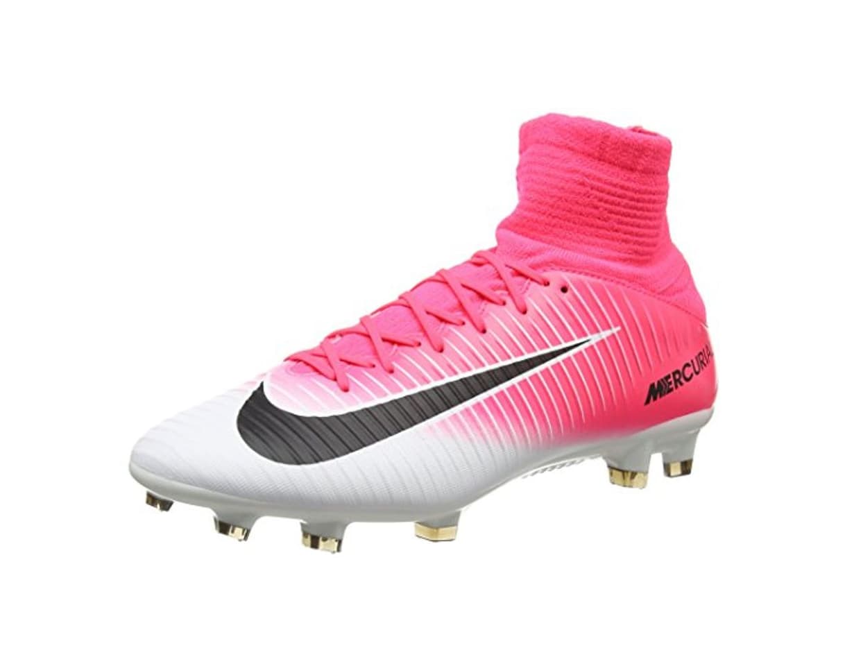 Moda Nike Mercurial Veloce III DF FG, Botas de fútbol para Hombre, Rosa