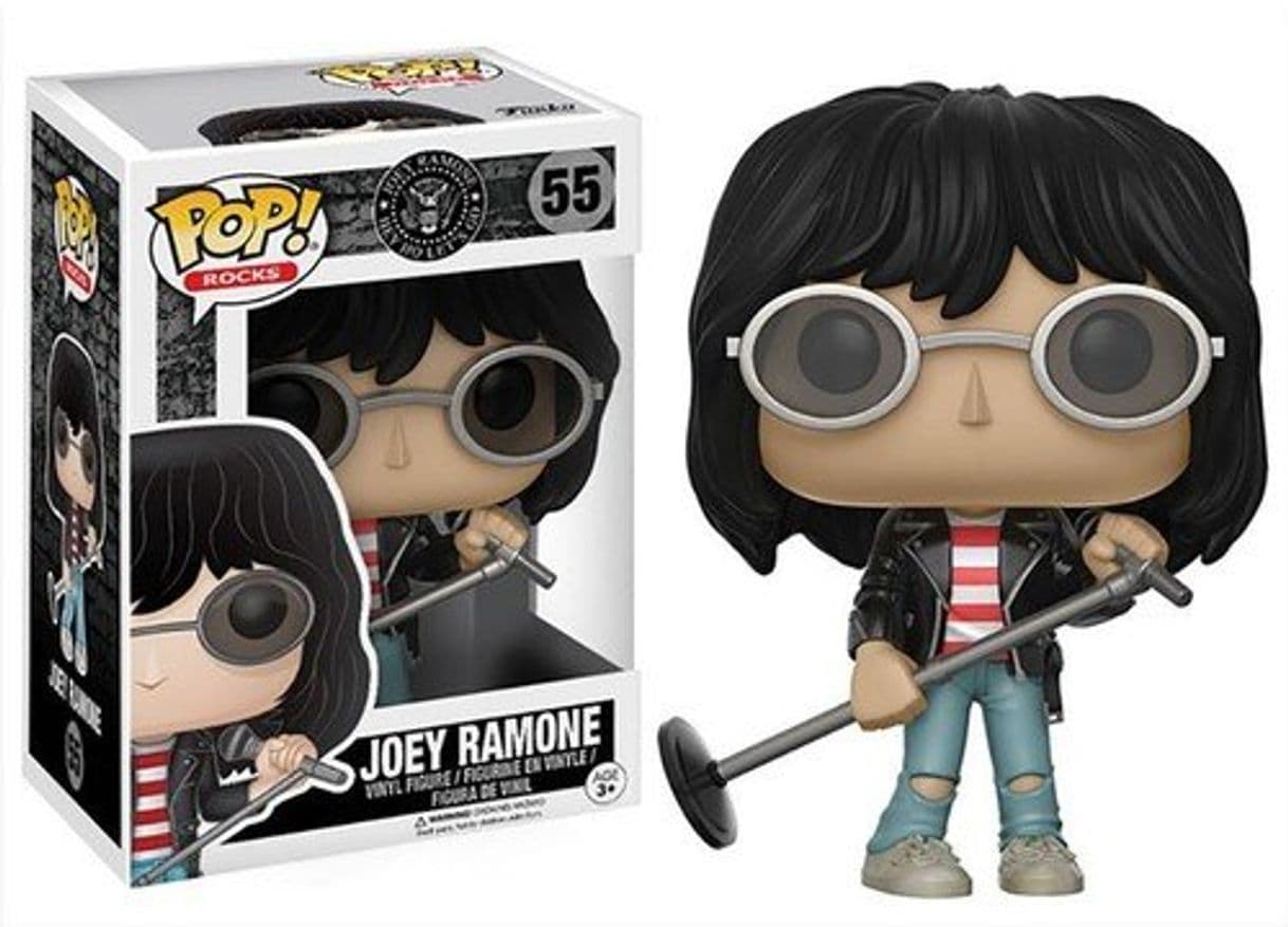 Game Funko- Joey Ramone Figura de Vinilo, seria Rocks, Color Standard