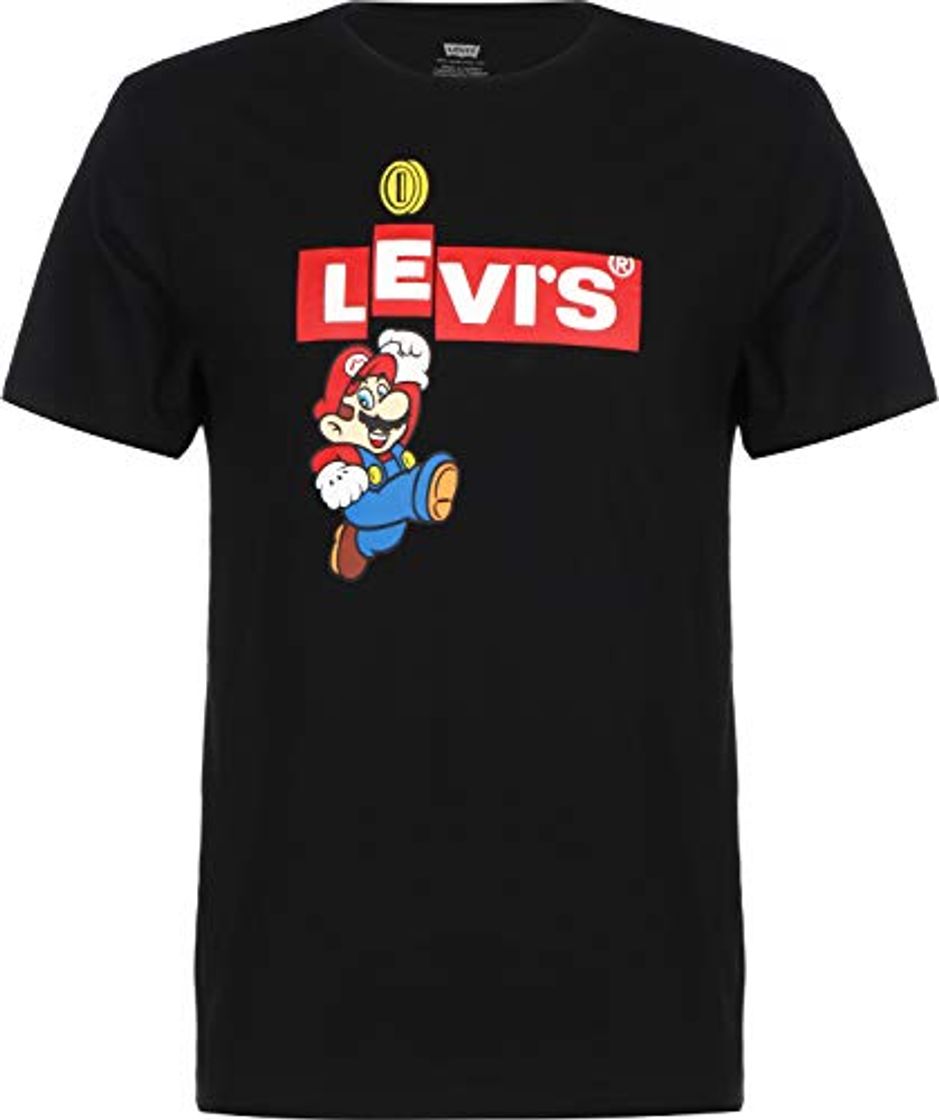 Fashion Levi's® Nintendo Graphic Camiseta Mario boxtab Mineral Black