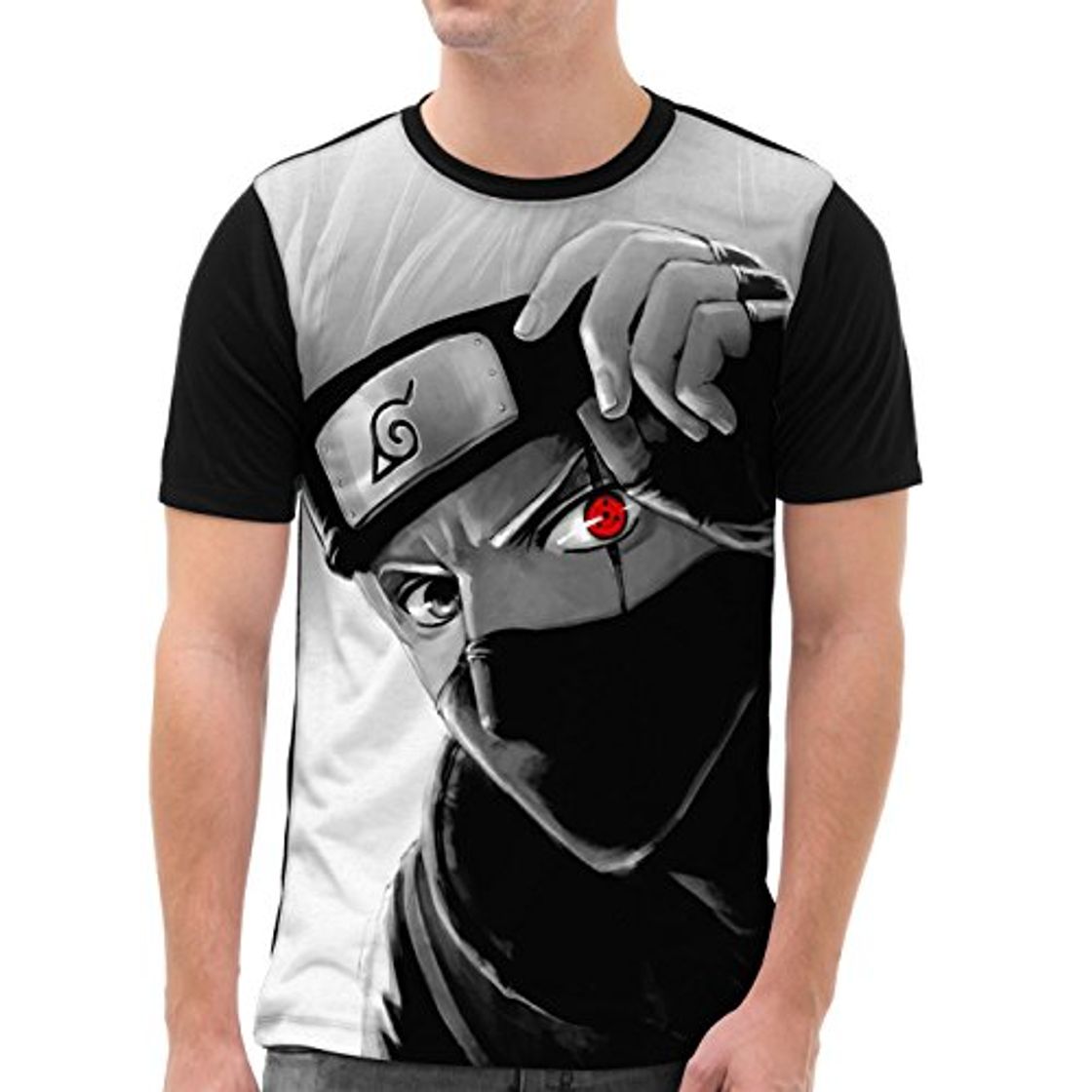 Product VOID Kakashi Hatake Camiseta gráfica para Hombre T-Shirt All-Over Print Ninja Anime