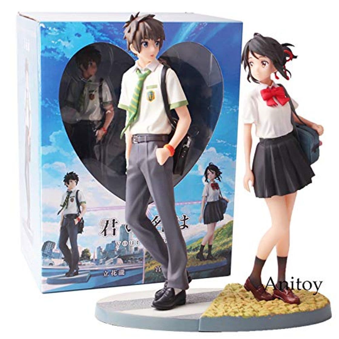 Product Romantic-Z Anime Movie Your Name Tachibana Taki & Miyamizu Mitsuha PVC Figura