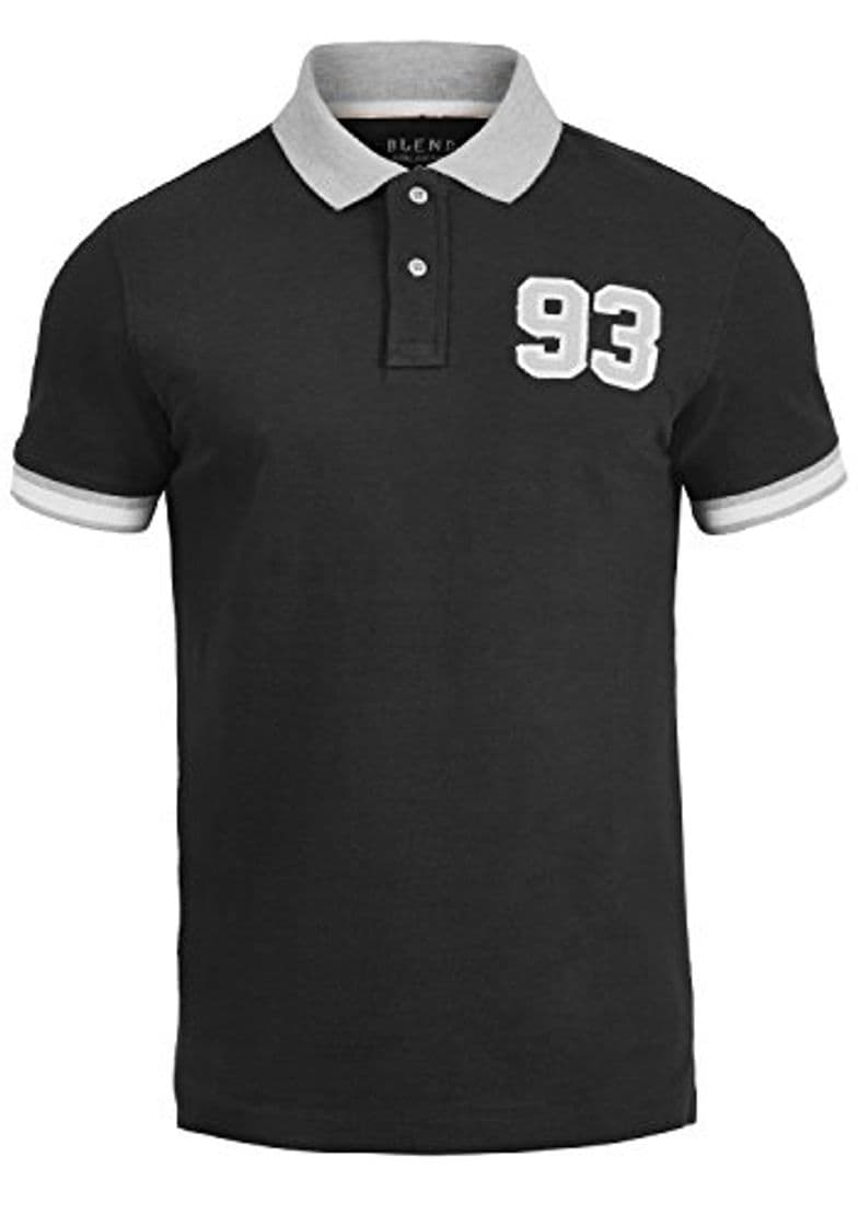 Product BLEND Gregor Camiseta Polo De Manga Corta para Hombre con Cuello De