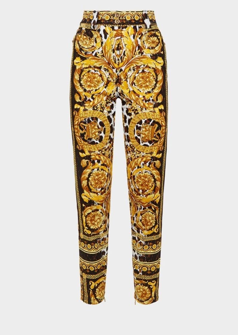 Product Versace Wild Baroque SS'92 Print Jeans