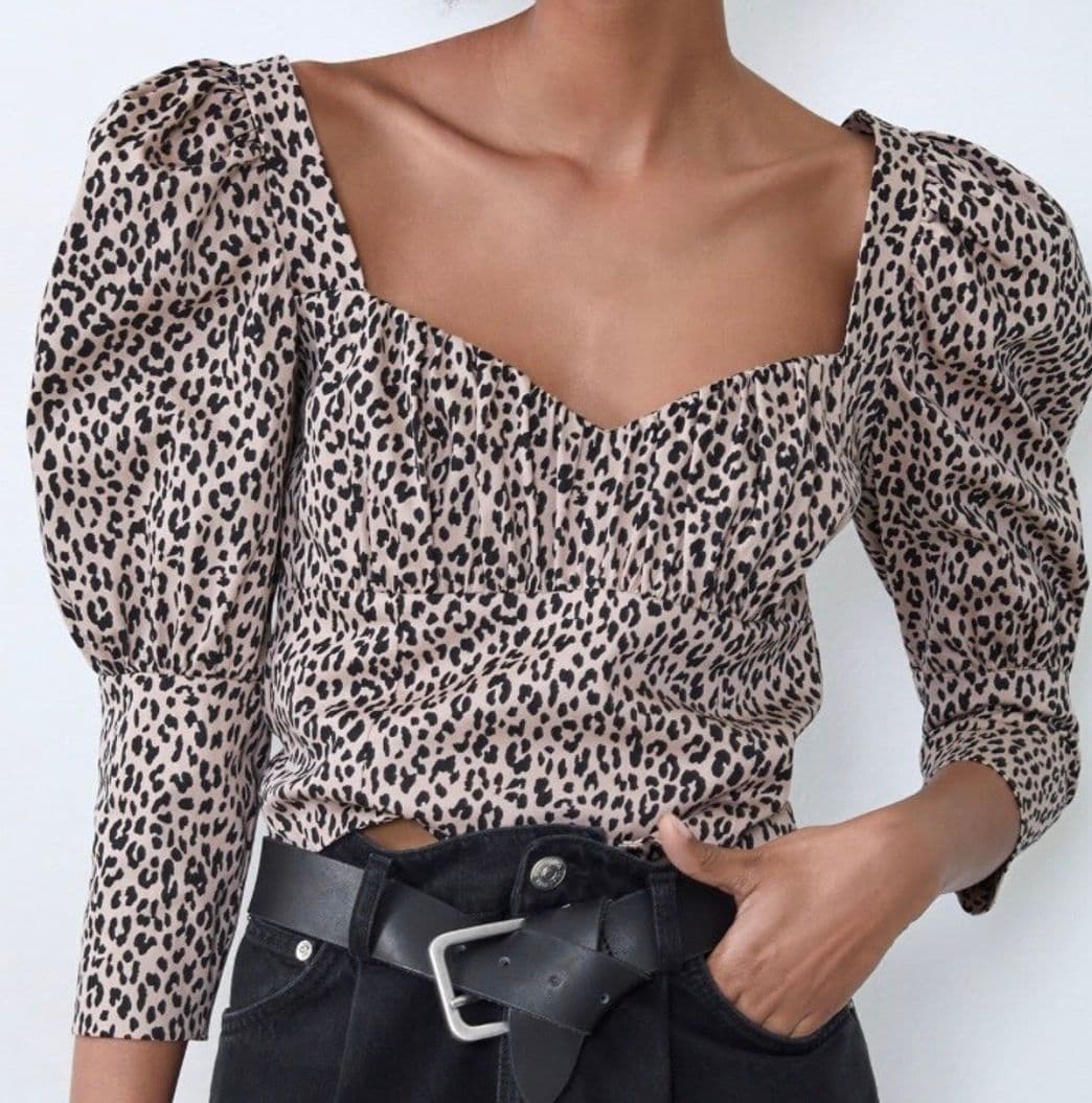 Product Zara top estampado animal 