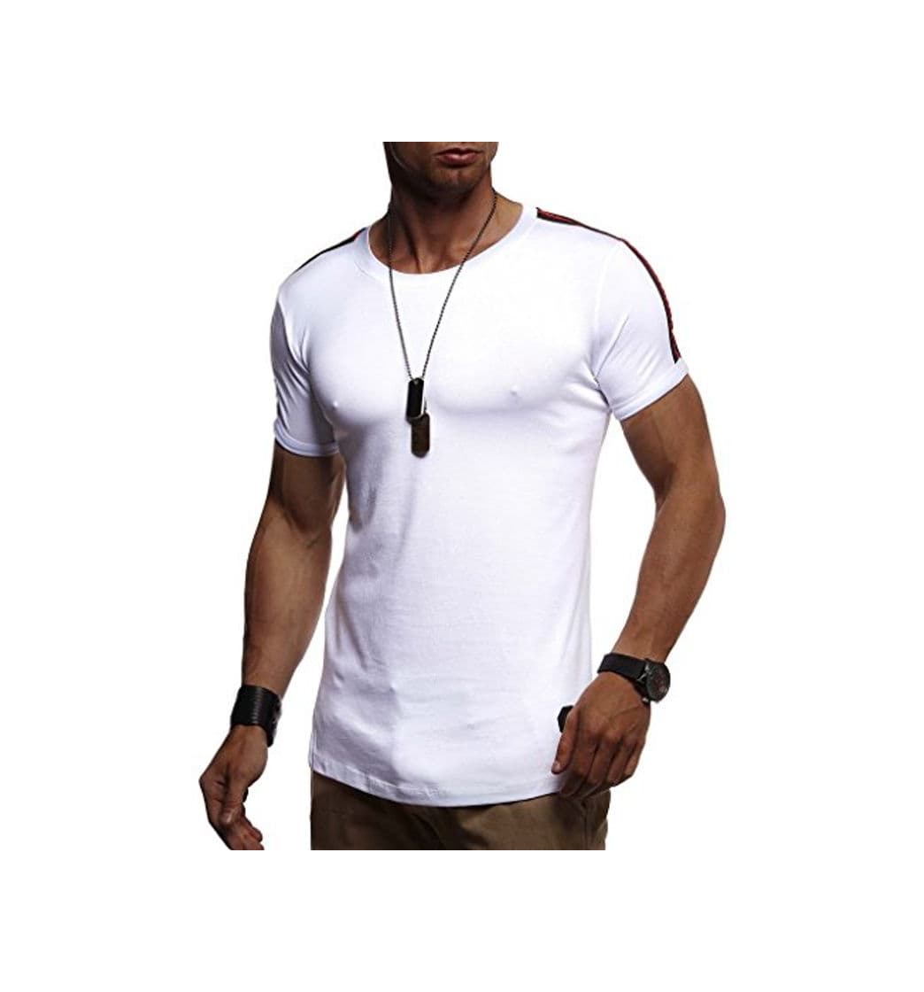 Product Leif Nelson Camiseta para Hombre con Cuello Redondo LN