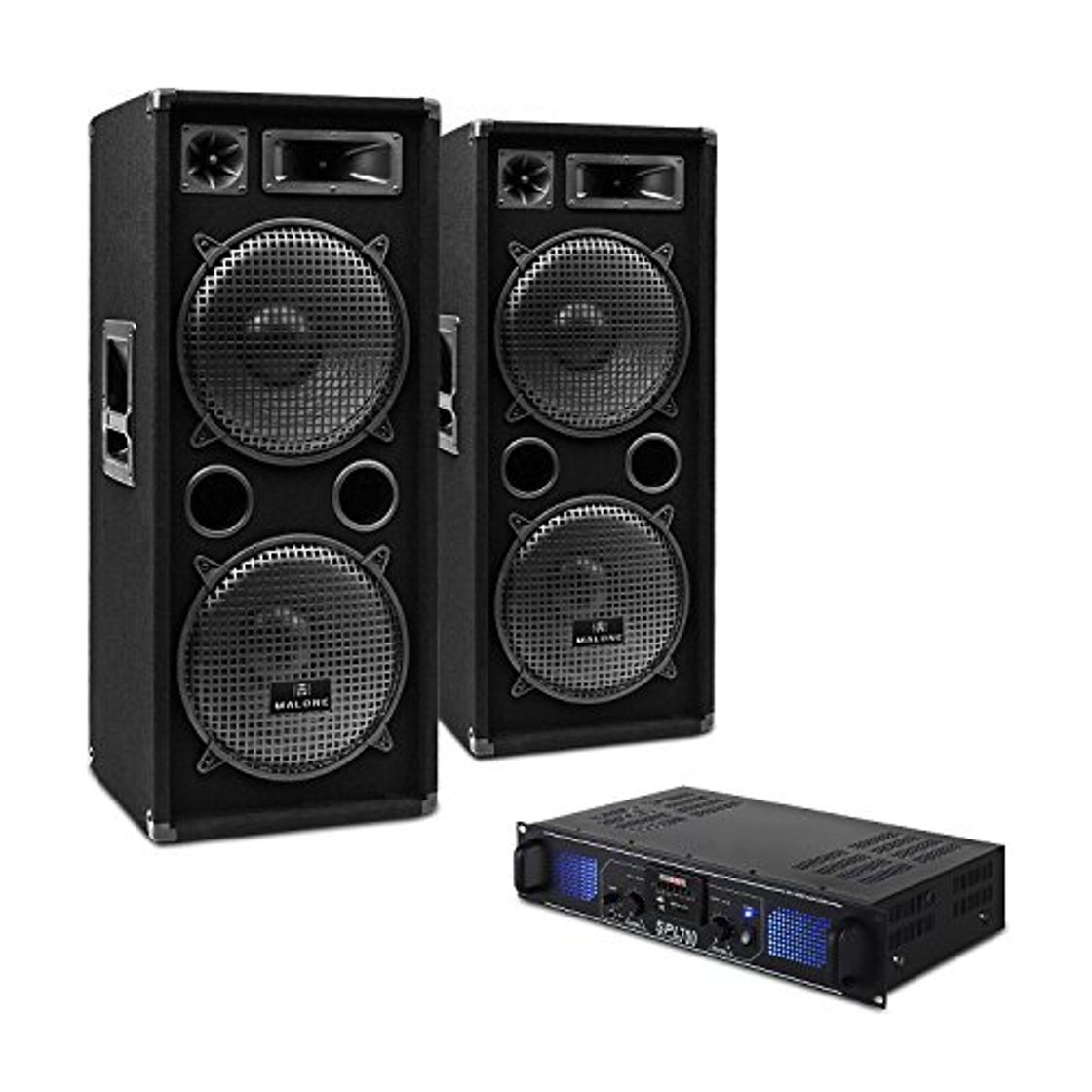 Product DJ-20 Equipo de Audio PA Amplificador Altavoces Cables