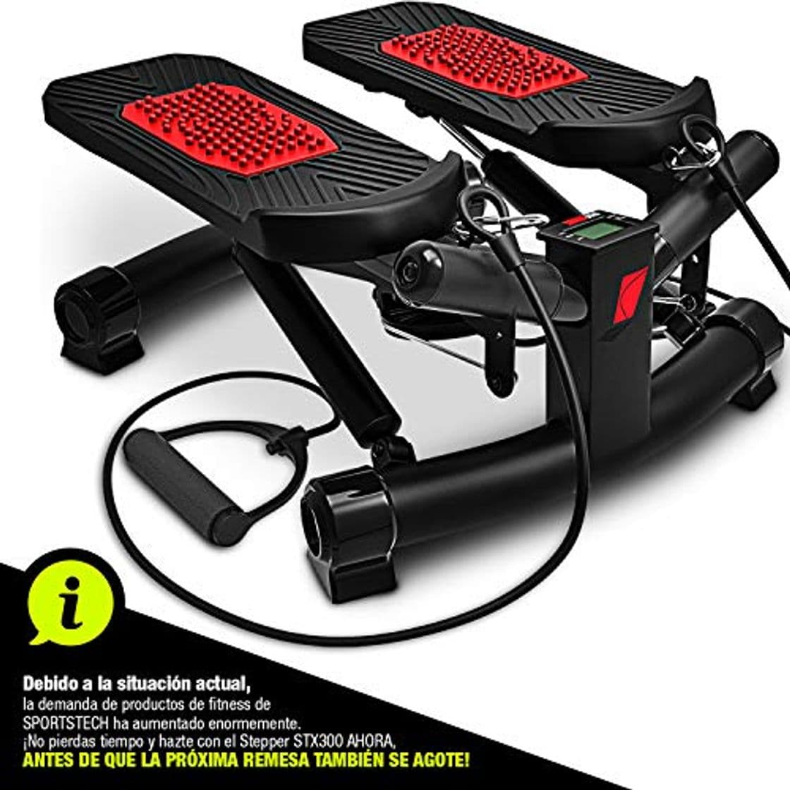 Product Sportstech Twister Stepper 2 en 1 Cuerdas de Resistencia