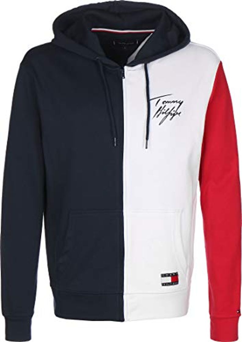 Product Tommy Hilfiger Bloque De Color Orgánico Algodón Sudadera con Capucha para Hombre