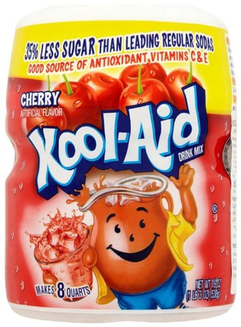 Producto Kool-Aid Drink Mix, Sugar Sweetened Cherry, 19-Ounce Container