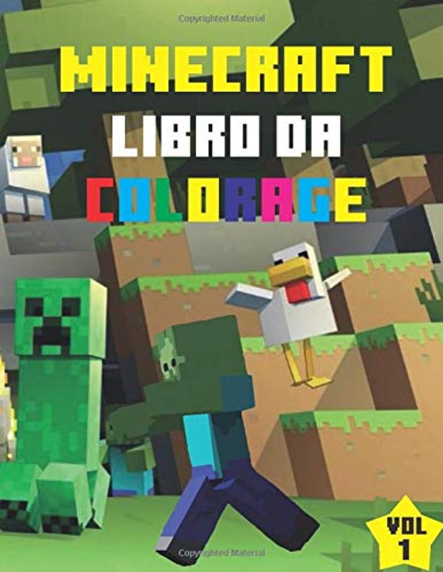 Book minecraft libro da colorare: libri da colorare e dipingere 4 anni