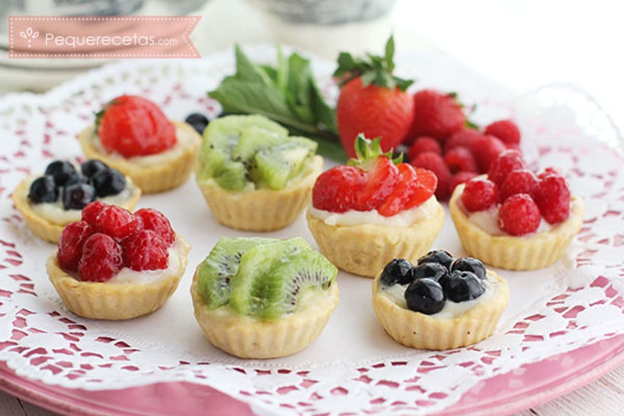 Fashion Mini tartas de frutas 