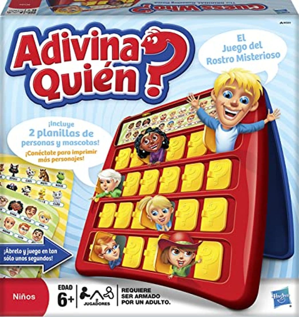 Moda Hasbro Gaming Juego de Mesa Adivina Quien: Amazon.com.mx ...