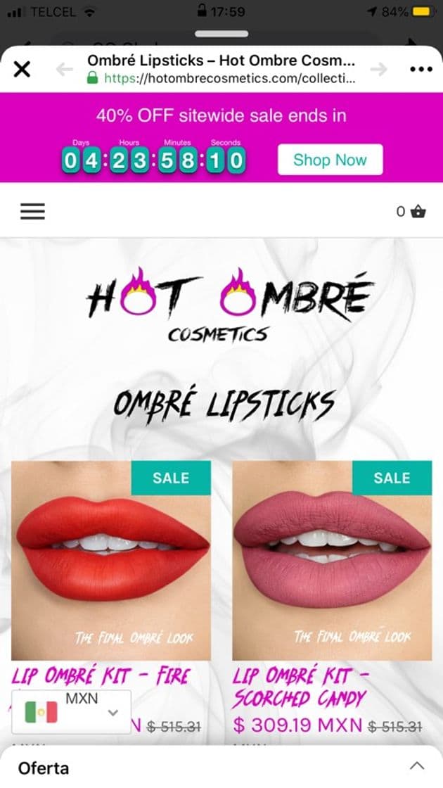 Moda OMBRÉ LIPSTICKS